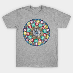 Lovecraft Symbols Mandala T-Shirt